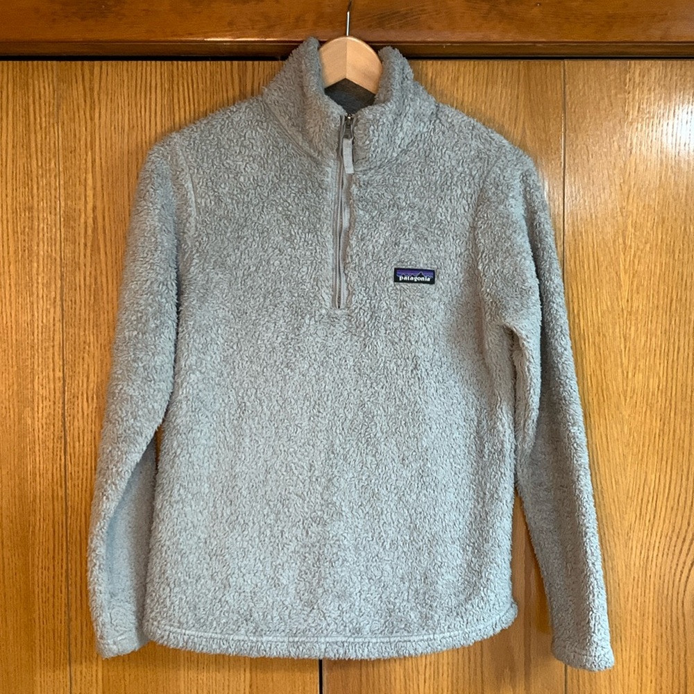Patagonia Gray Los Gatos 1/4 Zip Fleece Pullover Jacket Women's Size XS